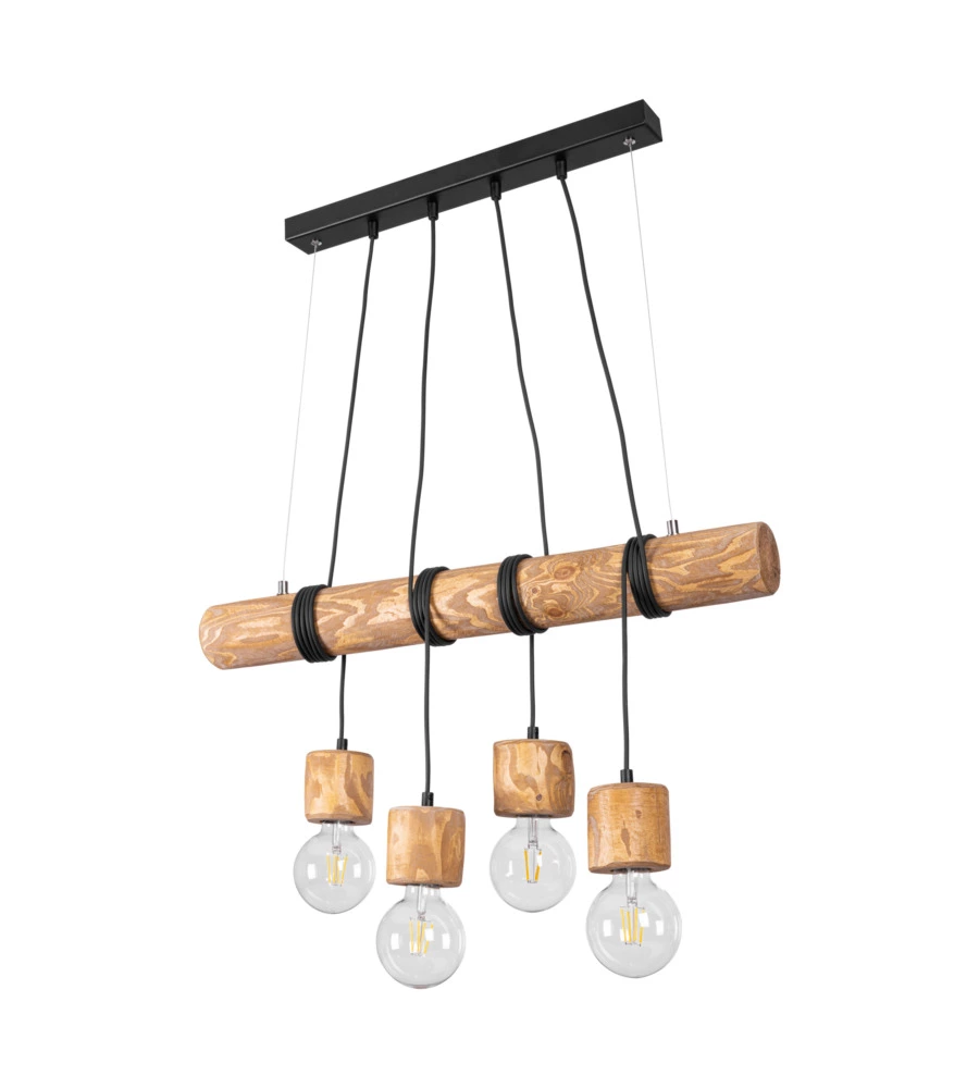 LAMPADARIO "TRABO" SOSPESO, 90X12X140 CM